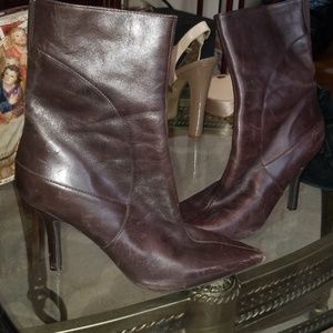 ankle high heel boots